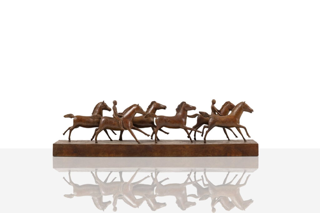View full screen - View 1 of Lot 84. Les Chevaux au Galop.