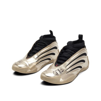 View full screen - View 1 of Lot 11. James Harden Los Angeles Clippers 2024-2025 Game Worn and Signed Sneakers | To The Max Foundation.