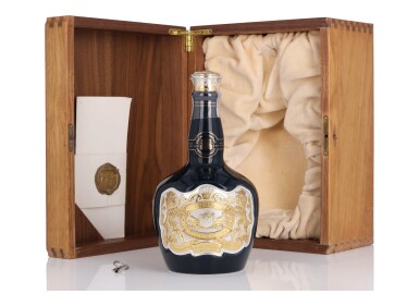 View full screen - View 1 of Lot 130. Chivas Regal Royal Salute The Coronation Cask 50 Year Old 40.0 abv NV (1 BT 75cl).