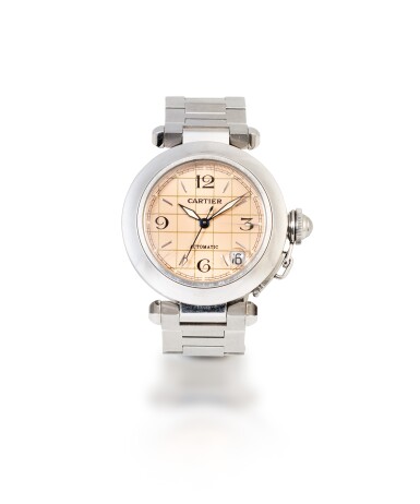 View full screen - View 1 of Lot 65. Pasha, Ref. 2324 Montre bracelet en acier avec date | Stainless steel wristwatch with date and bracelet Vers 2005 | Circa 2005.