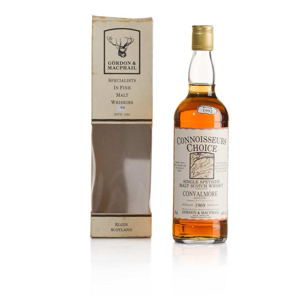 View full screen - View 1 of Lot 262. Convalmore Gordon & MacPhail Connoisseurs Choice 40.0 abv 1969 (1 BT70).