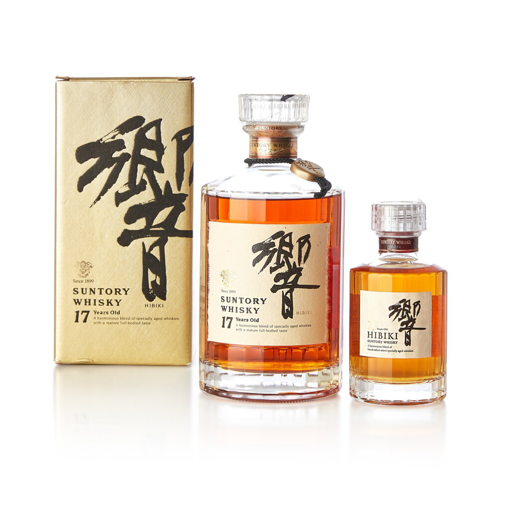 View full screen - View 1 of Lot 5042. 響 Hibiki 17 Year Old 43.0 abv NV (1 BT70, 1 BT18).