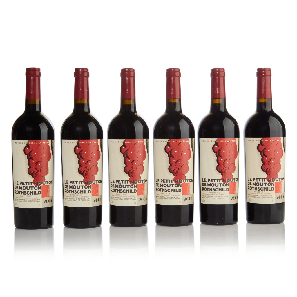 View full screen - View 1 of Lot 70. Le Petit Mouton 2005 (12 BT).