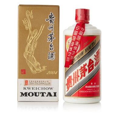 View full screen - View 1 of Lot 8484. 2004年產"飛天牌"貴州茅台酒 Kweichow Flying Fairy Moutai 2004 (1 BT50).