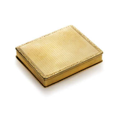 View full screen - View 1 of Lot 1542. A gold snuff box, Austrian, 1866-1922.