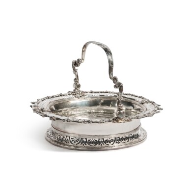 View full screen - View 1 of Lot 179. A George II Silver Basket, Christian Hillan, London, 1742.