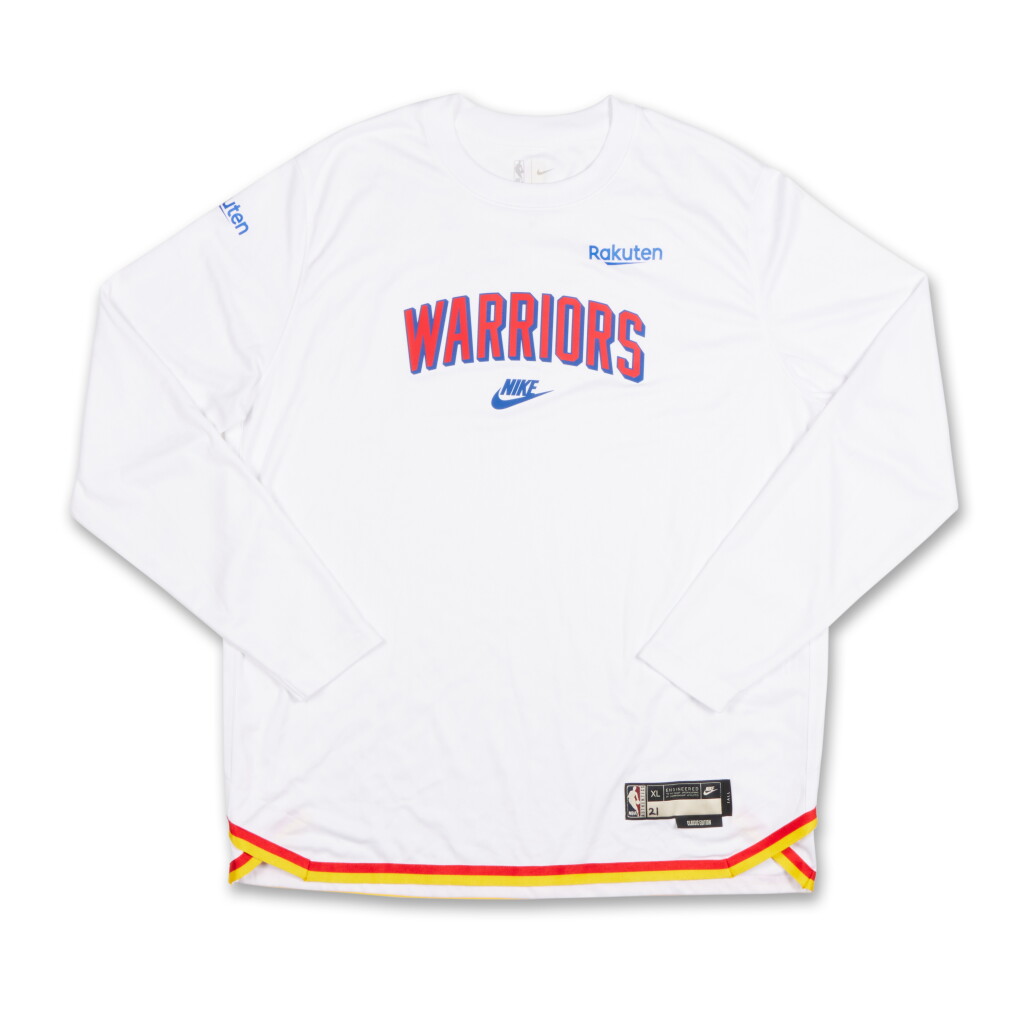 View full screen - View 1 of Lot 63. Quinten Post Golden State Warriors 2024-2025 Classic Edition Warmup Set | Probable Wear.