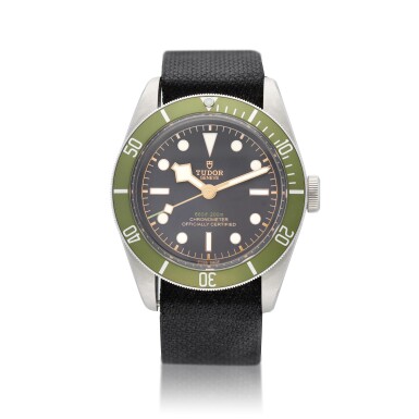 View full screen - View 1 of Lot 1. 'Harrods' Black Bay, Ref. 79230 Special edition stainless steel wristwatch Circa 2019.