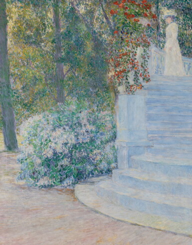 View full screen - View 1 of Lot 214. L'Escalier bleu .