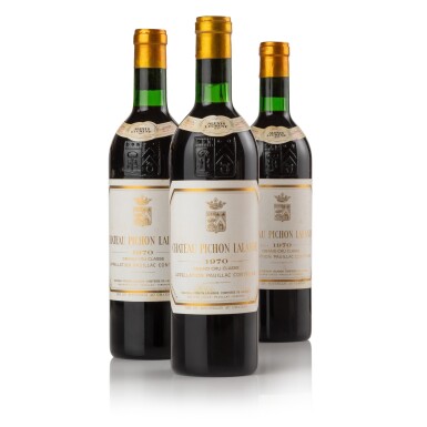 View full screen - View 1 of Lot 6731. Château Pichon Longueville, Lalande 1970 (12 BT).