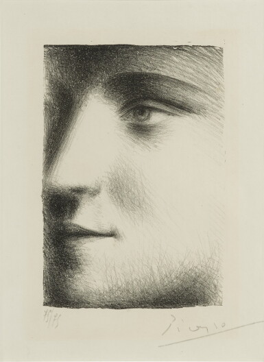 View full screen - View 1 of Lot 137. Visage de Marie-Thérèse (Bloch 95; Baer 243; Mourlot XXIII).