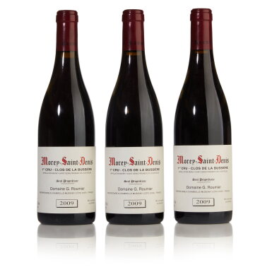 View full screen - View 1 of Lot 340. Morey St. Denis, Clos de la Bussière 2009 Domaine Georges Roumier (3 BT).