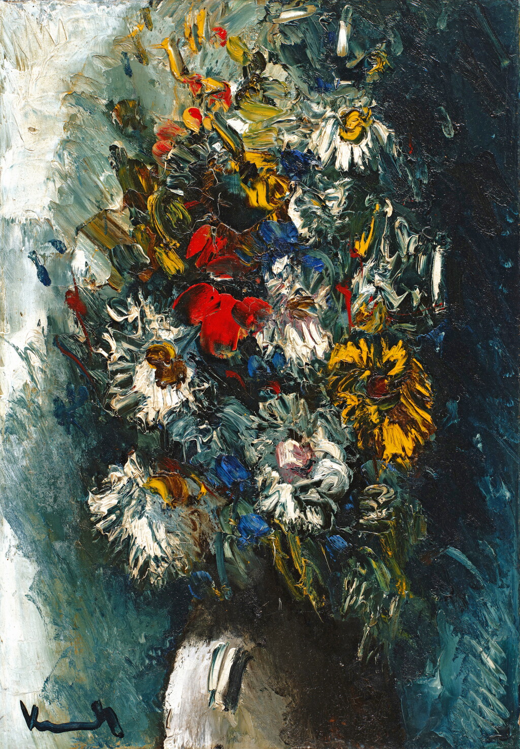View full screen - View 1 of Lot 2204. Vase de fleurs.