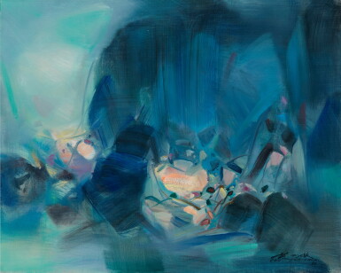 View full screen - View 1 of Lot 745. Chu Teh-Chun 朱德群 | Doux avenir 溫和的展望.