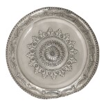 AN ITALIAN SILVER FESTIVAL TRAY, TURIN AREA, EARLY 19TH CENTURY