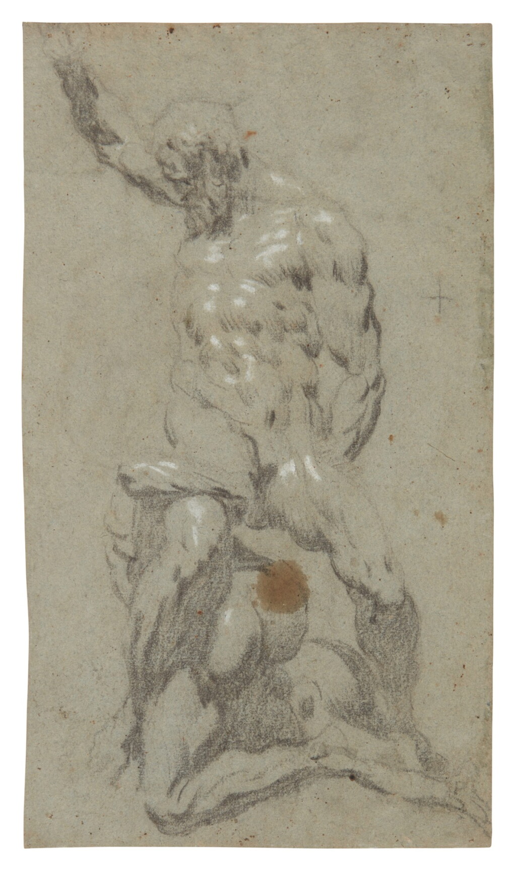 View full screen - View 1 of Lot 155. Samson slaying the Philistines, after Michelangelo (recto and verso).