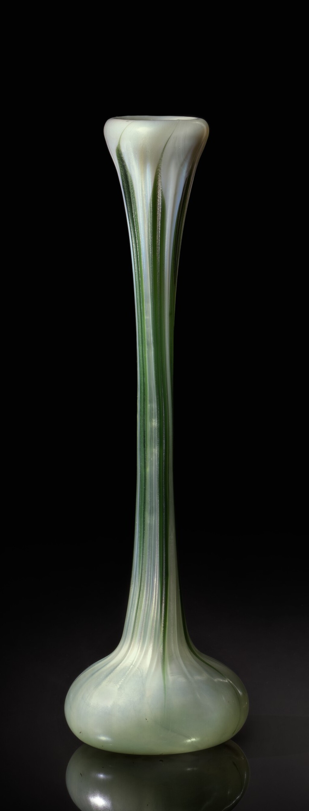 View full screen - View 1 of Lot 441. TIFFANY STUDIOS | “ONION" FLOWER FORM VASE.