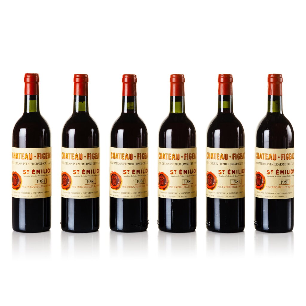 View full screen - View 1 of Lot 245. Château Figeac 1981 (6 BT).