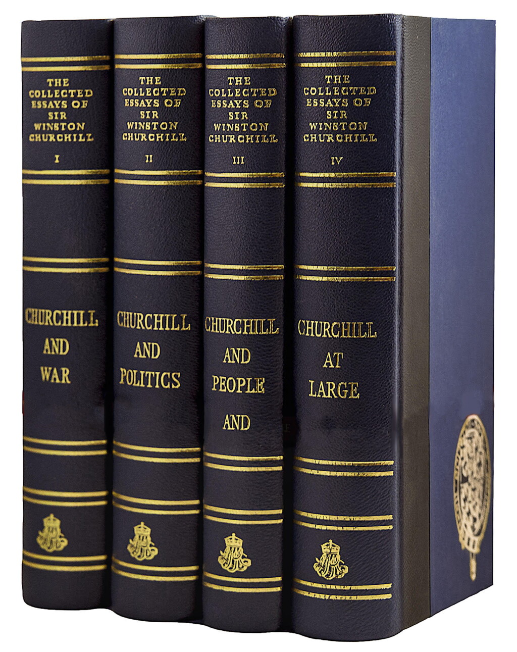 View full screen - View 1 of Lot 92. Winston S. Churchill | The Collected Essays of Sir Winston Churchill. London: Library of Imperial History ,1975-1975.