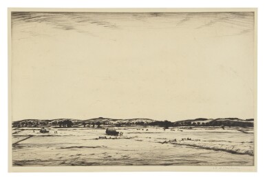 View full screen - View 1 of Lot 39. C. R. W. NEVINSON | SUSSEX DOWNS (GUICHARD 42).