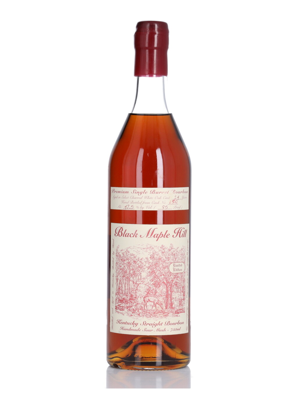 View full screen - View 1 of Lot 159. Black Maple Hill Single Barrel Bourbon 14 Year Old 95 Proof NV (1 Bottle 75cl).