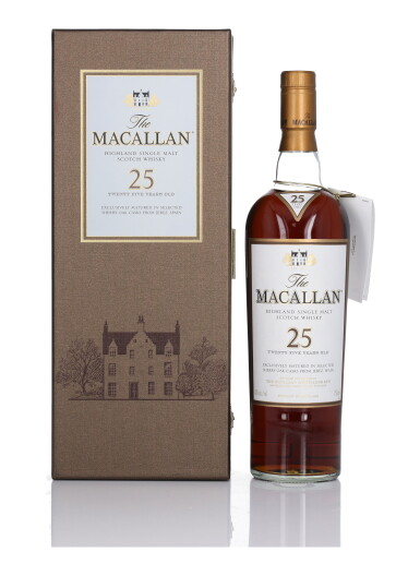 View full screen - View 1 of Lot 75. The Macallan 25 Year Old Sherry Oak 43.0 abv NV (1 BT 75cl).