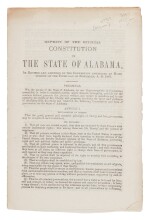 Alabama | A scarce contemporary printing of Alabama's "Reconstruction" constitution