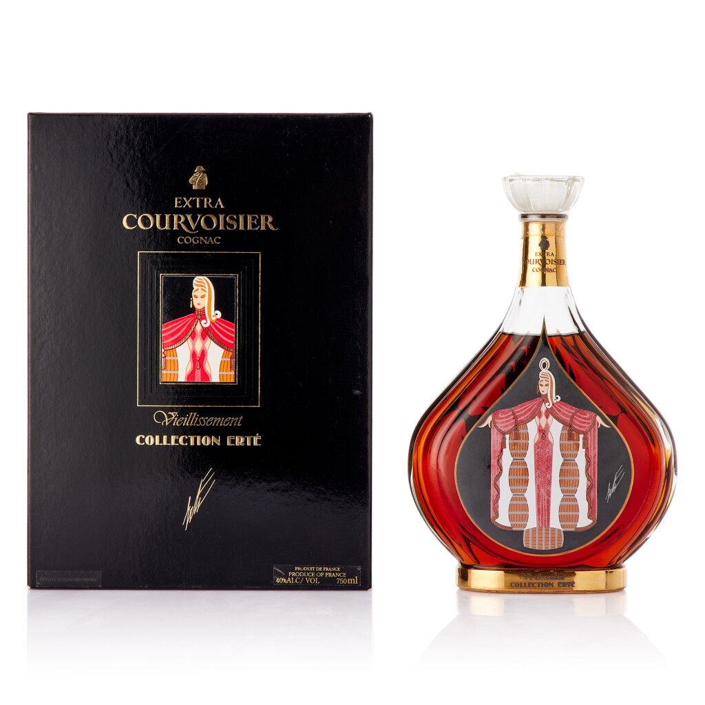 View full screen - View 1 of Lot 670. Courvoisier Extra Erte Collection No.3 Vieillissement 40.0 abv NV (1 BT75).