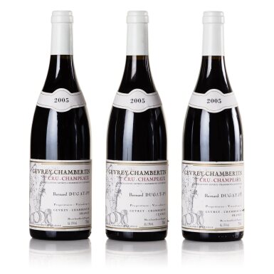 View full screen - View 1 of Lot 124. Gevrey Chambertin, Les Champeaux 2005 Bernard Dugat-Py (3 BT).