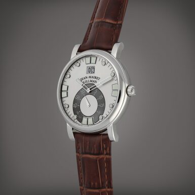 View full screen - View 1 of Lot 72. Grande Date | A limited edition stainless steel wristwatch with digital date display | Circa 2005.