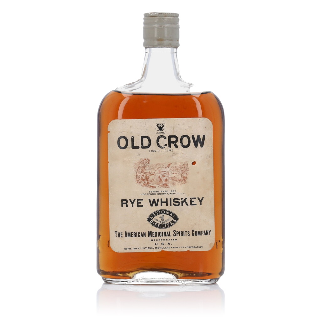 View full screen - View 1 of Lot 765. Old Crow Rye 93 Proof 1929 (1 Bottle Pint).