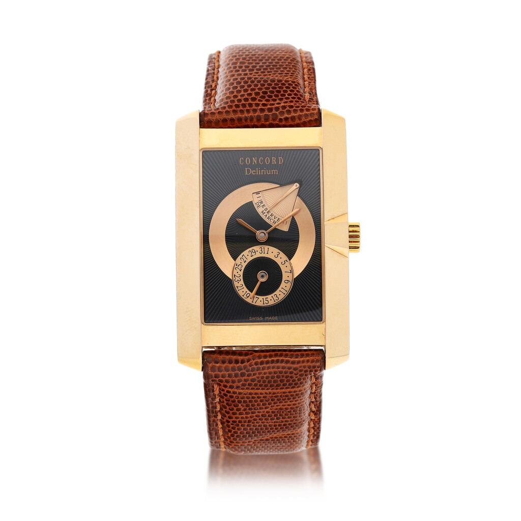 View full screen - View 1 of Lot 8191. Delirium La Nuit, Reference 52 N4 1460.1 | A pink gold wristwatch with date and power reserve indication, Circa 2008 | Delirium La Nuit | 型號52 N4 1460.1 | 粉紅金腕錶,備日期及動力儲備顯示,約2008年製.