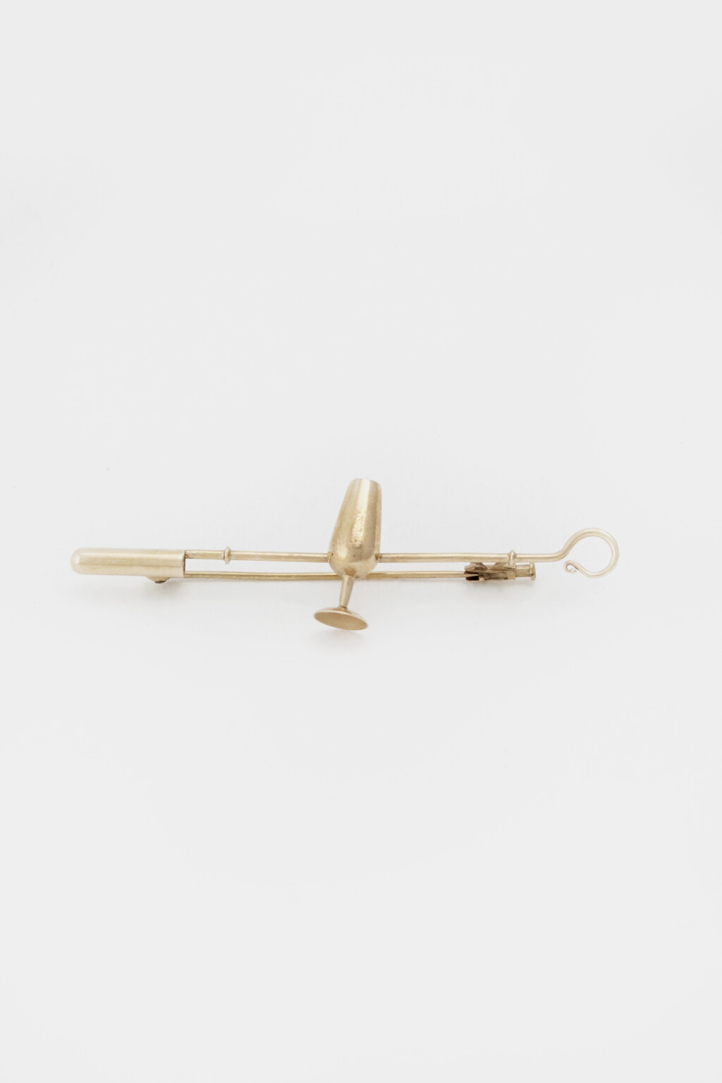 View full screen - View 1 of Lot 58. AN 18K GOLD GOBLET PIN IN ORIGINAL BOX.