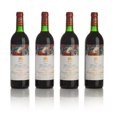 View full screen - View 1 of Lot 19. Château Mouton Rothschild 1985 (12 BT).