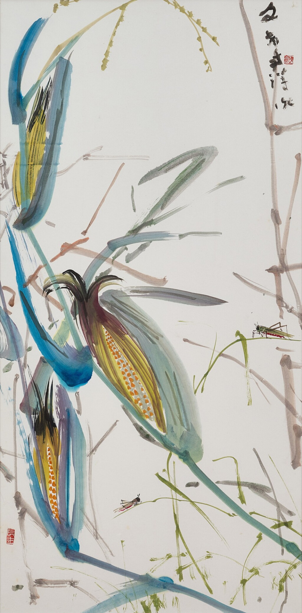 View full screen - View 1 of Lot 6136. Chen Wen Hsi 陳文希 | Corn 玉米.
