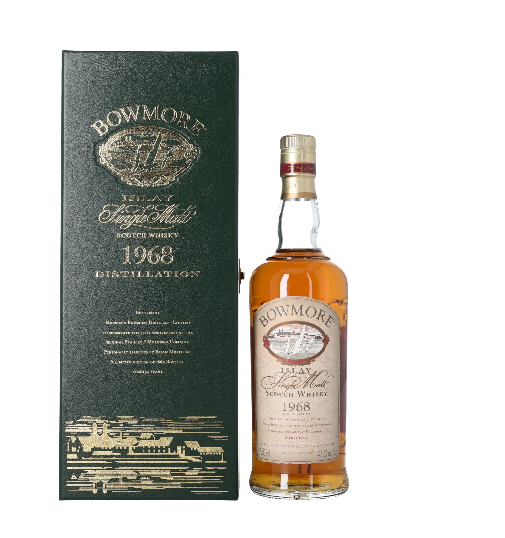 View full screen - View 1 of Lot 5357. Bowmore 32 Year Old 45.5 abv 1968 (1 BT75).