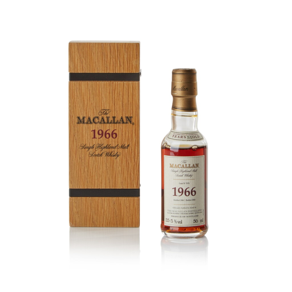 View full screen - View 1 of Lot 25. The Macallan Fine & Rare 35 Year Old 55.5 abv 1966 .
