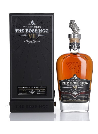 View full screen - View 1 of Lot 196. WhistlePig The Boss Hog 17 Year Old 7th Edition "Magellan's Atlantic Rye" 106.7 Proof NV (1 BT 75cl).