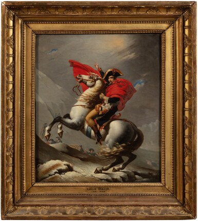 View full screen - View 1 of Lot 3. Napoleon Crossing the Alps at the Great St Bernard Pass.