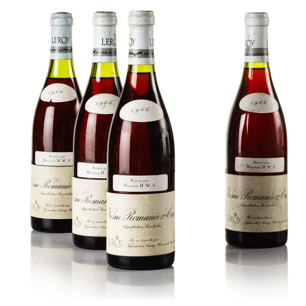 View full screen - View 1 of Lot 420. Vosne Romanée 1966 Maison Leroy (4 BT).