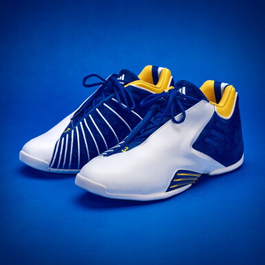 View full screen - View 1 of Lot 18. Stephen Curry 2025-2026 Warm Up Worn adidas T-Mac 3 Restomod 'Auburndale'.