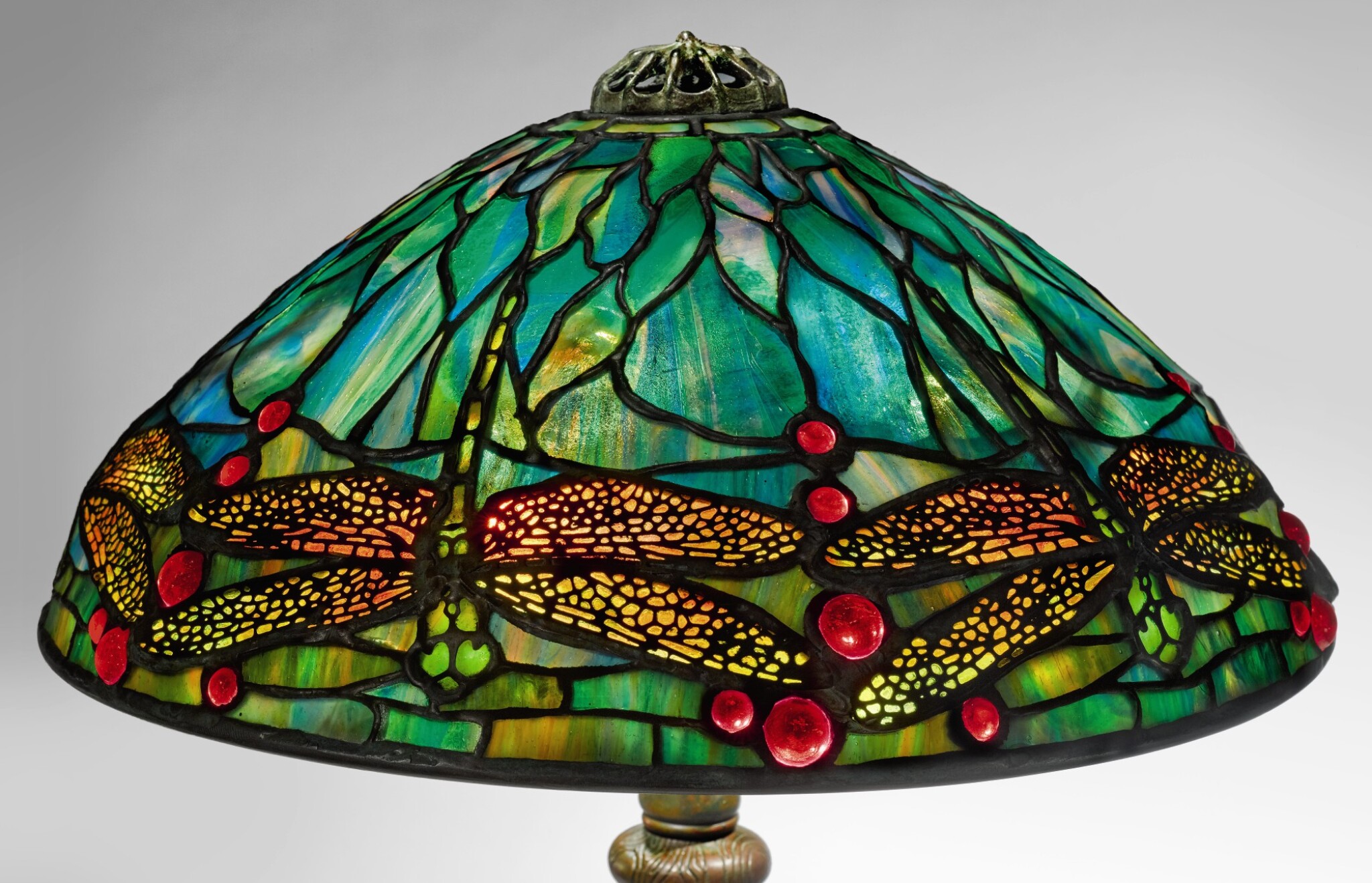 TIFFANY STUDIOS | "DRAGONFLY" TABLE LAMP | Dreaming in Glass ...