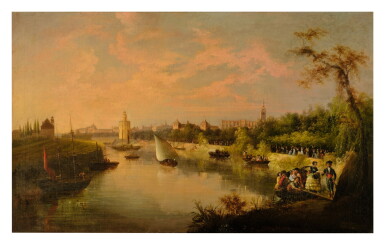 View full screen - View 1 of Lot 206. View of Seville.
