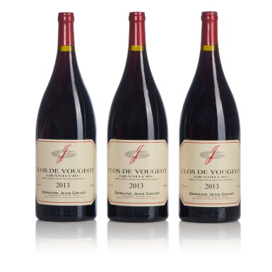 View full screen - View 1 of Lot 155. Clos de Vougeot 2013 Jean Grivot (3 MAG).