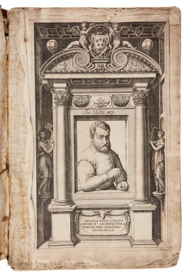 View full screen - View 1 of Lot 546. Lafreri, Labacco, Vignola and Vico, Rome, c.1540-1562, contemporary limp vellum.