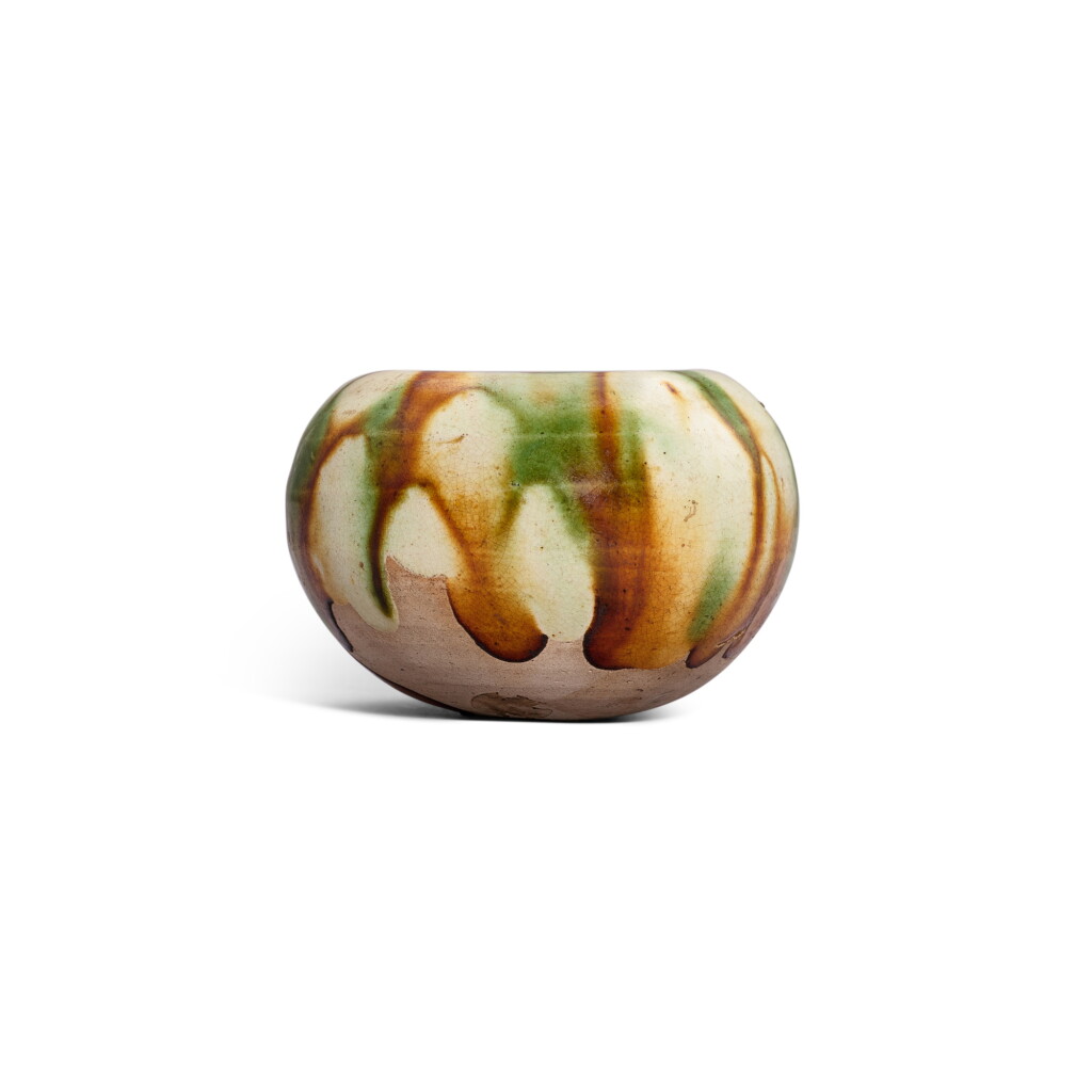 View full screen - View 1 of Lot 9523. A small sancai-glazed waterpot, Tang dynasty | 唐 三彩小水盂.