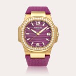 Nautilus, Reference 7010 | A pink gold and diamond-set wristwatch with date, Circa 2023