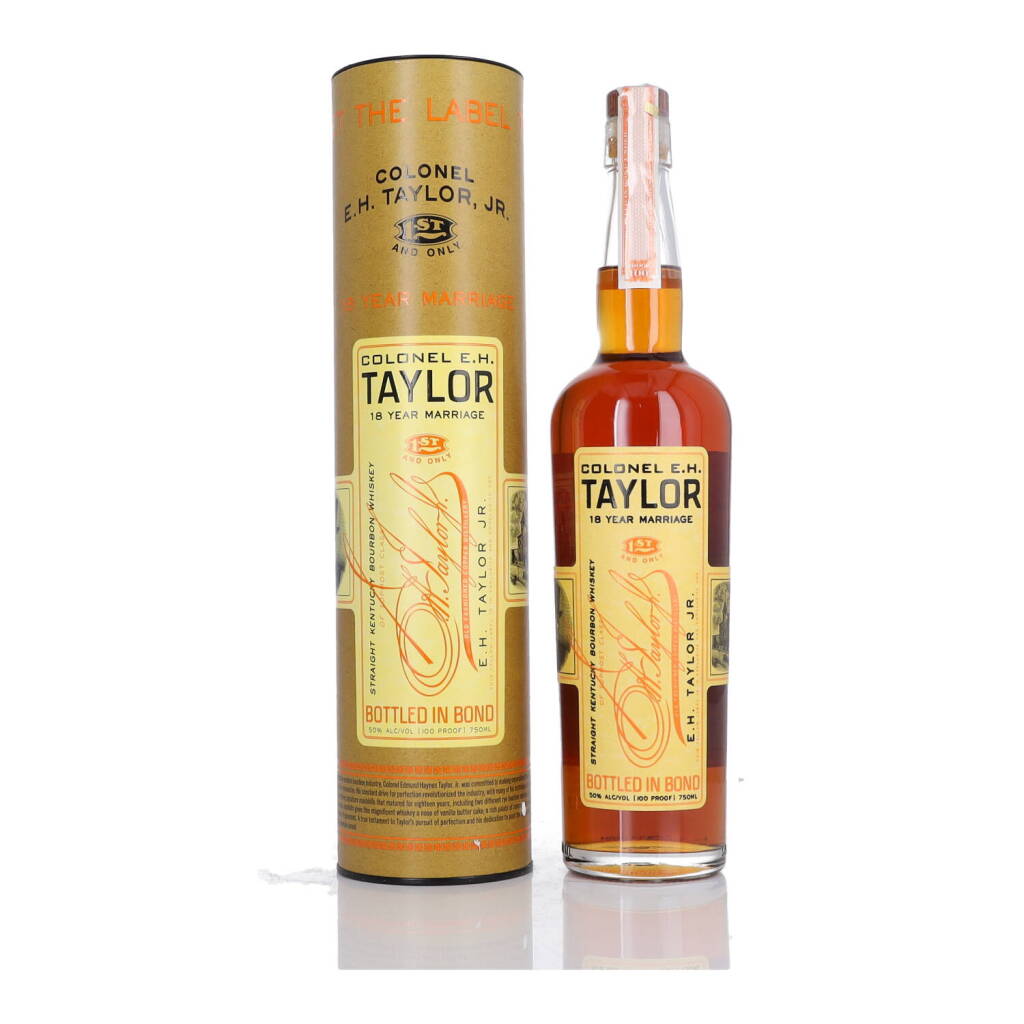 View full screen - View 1 of Lot 217. Colonel E.H. Taylor 18 Year Old Marriage 100 Proof NV (1 BT 75cl).