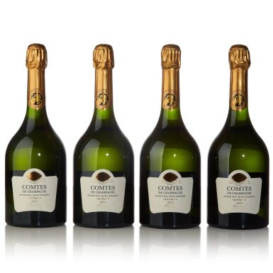View full screen - View 1 of Lot 629. Taittinger, Comtes de Champagne, Blanc de Blancs 2011 (4 BT).