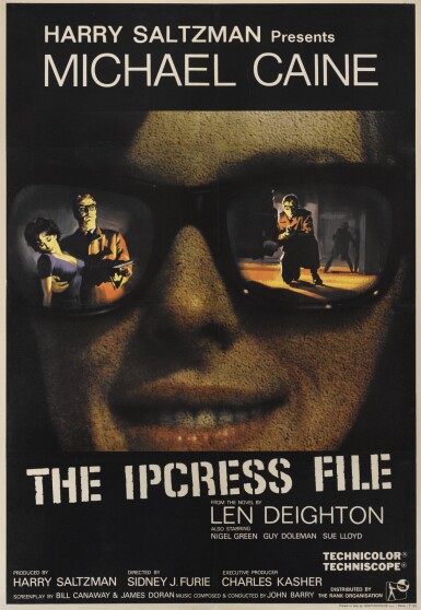 View full screen - View 1 of Lot 121. The Ipcress File (1965) poster, British.